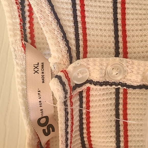 SO BRAND WOMENS JUNIOR SIZE STRIPED SUMMER TANK TOP SIZE XXL - Picture 5 of 13